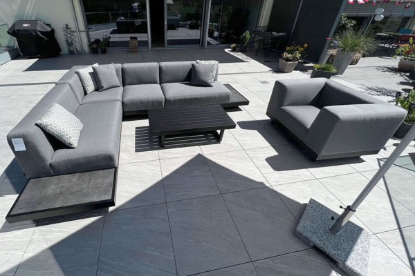 Toronto Deluxe outdoor sofa grey