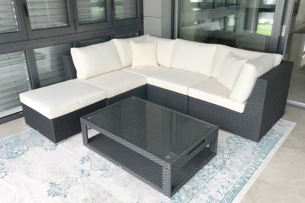 Acquista Stella Rattan Lounge nero