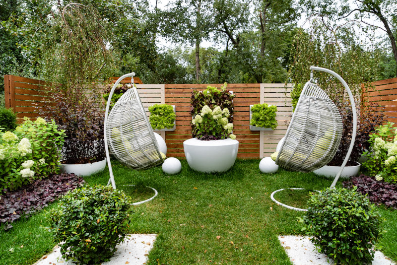 recinzione giardino tipo muretto dal design moderno